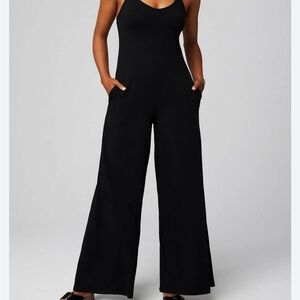 Fabletics Cloud Jersey Wide Leg Onesie new without tags